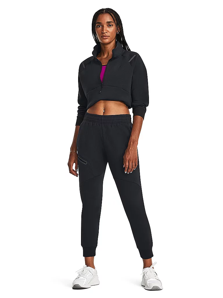 UNDER ARMOUR Damen Jogginghose UA Unstoppable Fleece schwarz | M — Bild 3